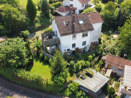 Rückansicht des Hauses