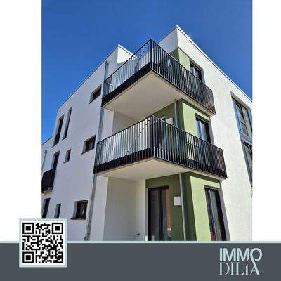 3 Zimmer Wohnung Frechen_IMMODILIA_Wohnung Terrasse_Hausfassade
