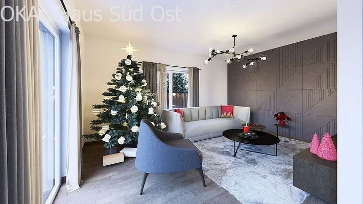 Wohnzimmer Winter