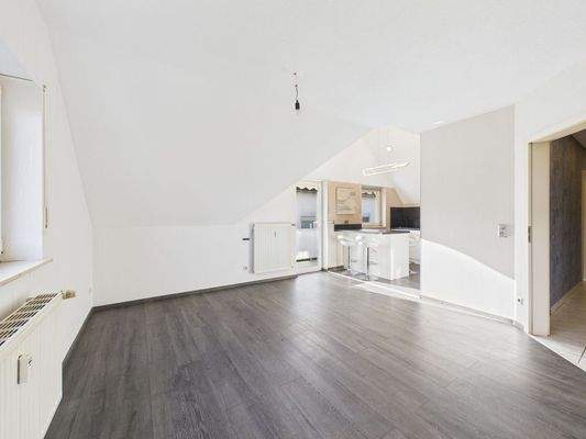 Wohnen Essen mit offener Einbauküche 