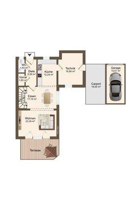 Grundriss Erdgeschoss