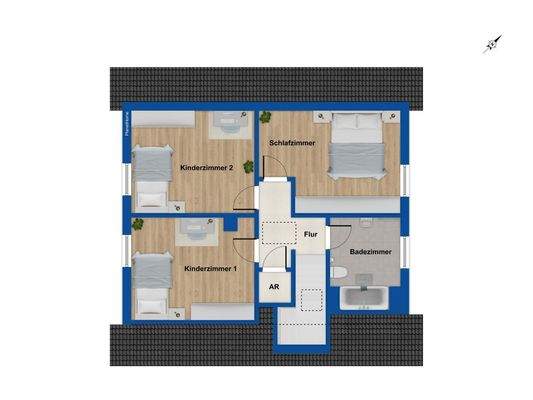 Grundriss Dachgeschoss