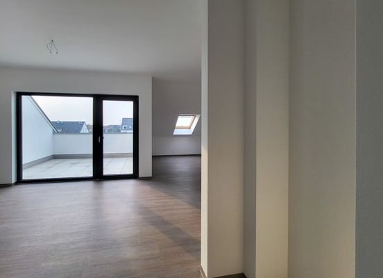 Blick zur Terrasse