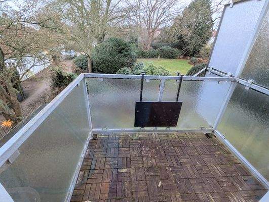 Balkon zur Gartenseite (Westausrichtung)