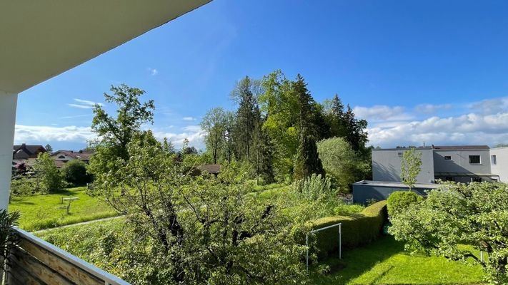 Ausblick vom Balkon im OG