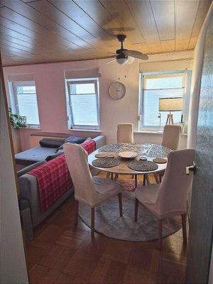 Essplatz am Wohnzimmer