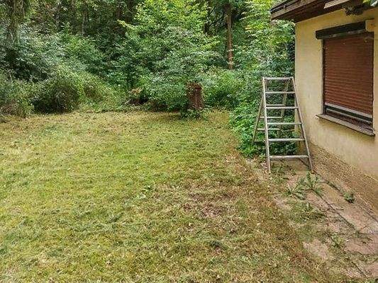 Gartenhaus Seitenansicht