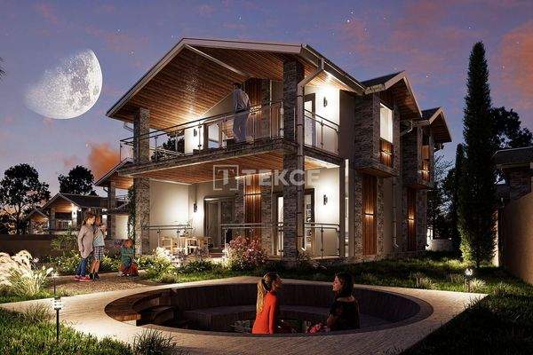 Detached Duplex Villas with Gardens in Bursa