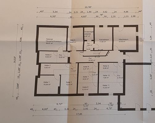 Grundriss Kellergeschoss