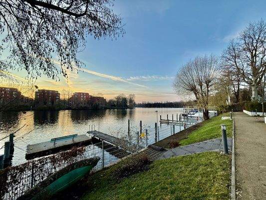 Die Spree vor der Haustüre
