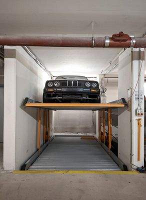 Garagenbox für 2 Fahrzeuge unten und oben