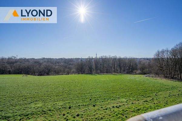 Aussicht Einheit 2. Obergeschoss links