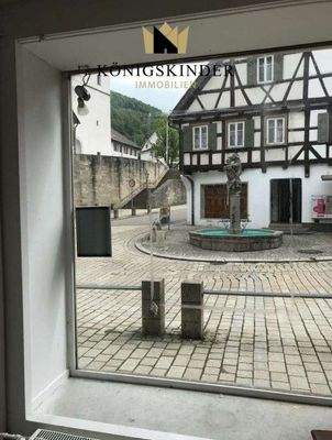 Ausblick Laden links