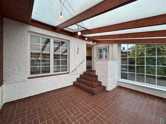 Wintergarten mit Küchenzugang