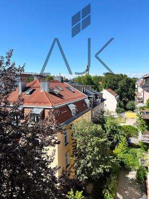 Blick vom Appartementeingang