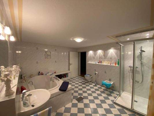 Badezimmer im Untergeschoss