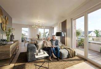 Penthouse-Wohnzimmer