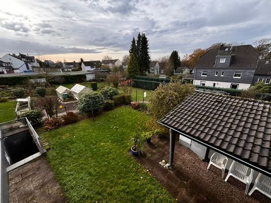 Blick vom Balkon im OG