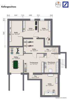 Grundriss Kellergeschoss