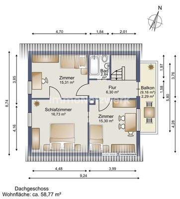 Hütsch-154-Grundriss  (DG)