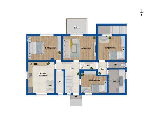 Grundriss - Erdgeschoss