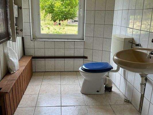 Toilette im EG