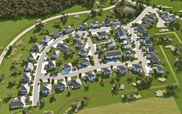 Visualisierung des Baugebietes vor den Toren der Hansestadt Rostock