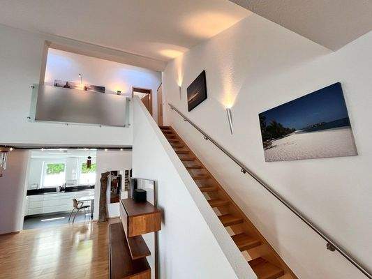 Der Weg nach oben ...