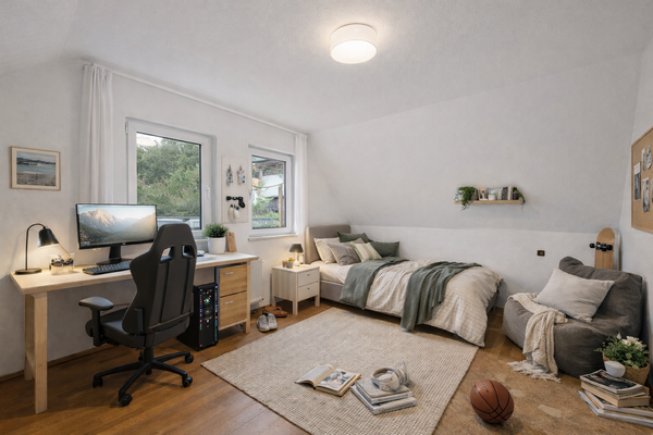 2.OG | Schlafzimmer 1, virt. Darstellung