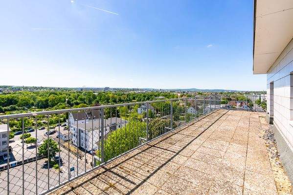 Aussicht von Dachterrasse