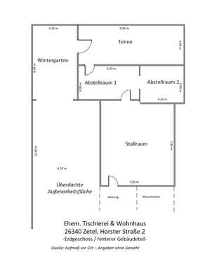 Grundriss EG hinterer Teil 