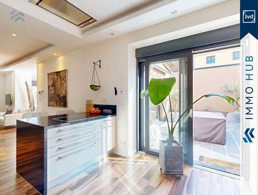 Küche + Atrium Terrasse