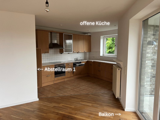 Uferstraße - offene Küche