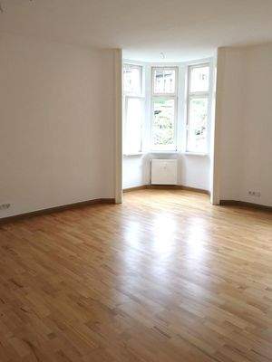 Wohnzimmer mit Erker