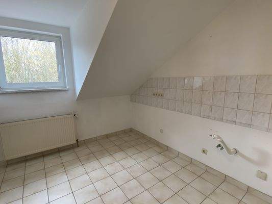 Küche im Dachgeschoss