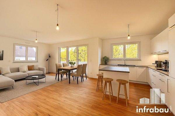 So könnte Ihr Wohnzimmer mit Küche aussehen