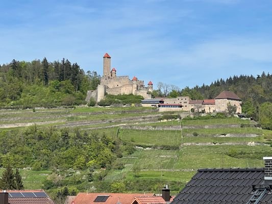 Ausblick auf die Burg Hornberg