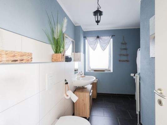 Blick in das Gäste-WC