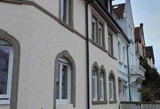 Sanierte Altbaufassade