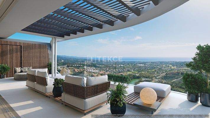 Lake View Apartments in Country Club in Benahavis Malaga