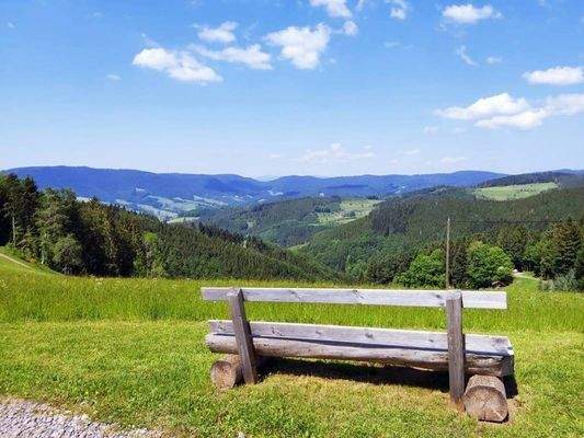 Außenbereich mit Aussicht