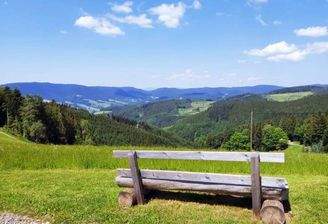Außenbereich mit Aussicht