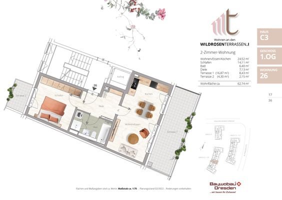 Grundriss Wohnung 26