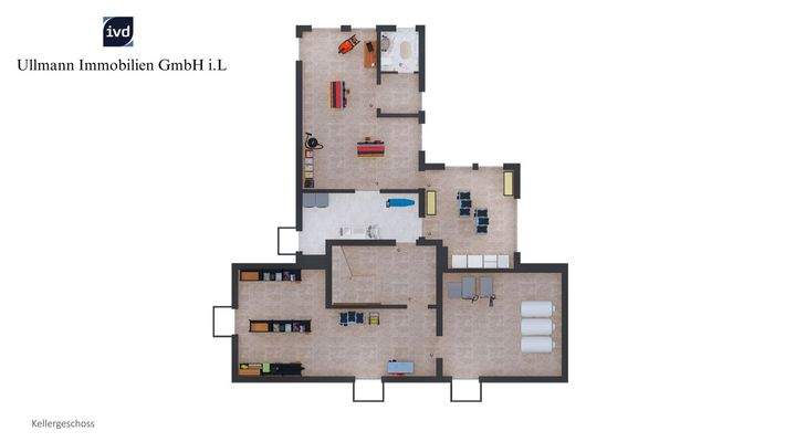 Kellergeschoss, Büroetage