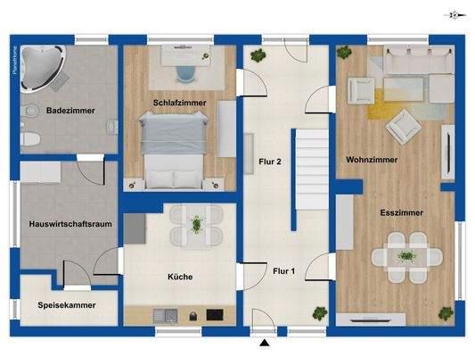 Grundriss Erdgeschoss