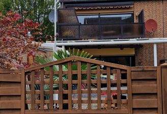 Haus rückseitige Ansicht