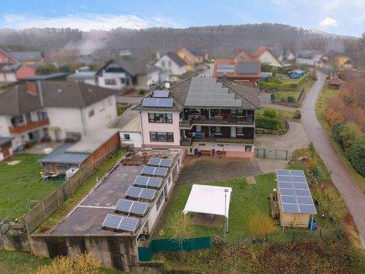 Rückansicht mit Anbau