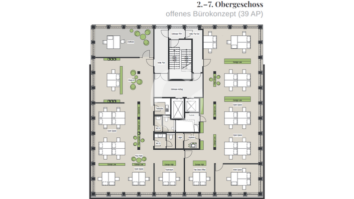 Regelgeschoss (offen)