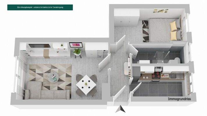 Einrichtung unter Vorbehalt