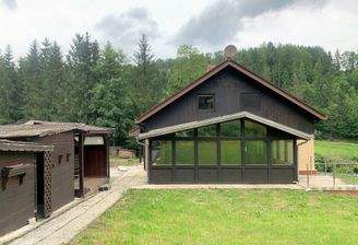 Gartenansicht, vollkommen ruhige Lage am Land